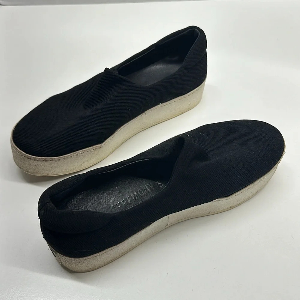 Opening Ceremony Cici Sneakers Platform Slip On Shoes Black White Size 39 US 9 - Picture 6 of 9